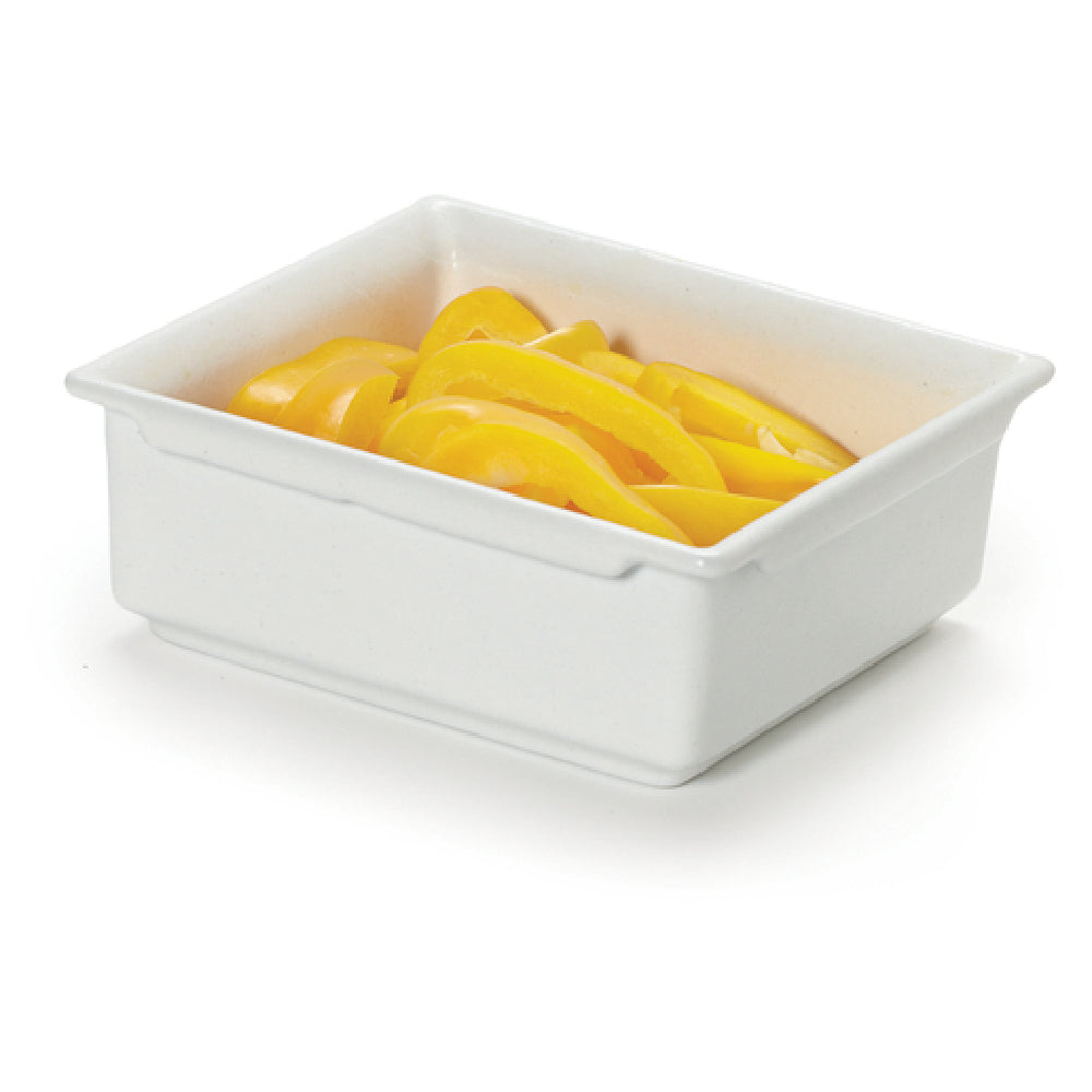 CIH1-6D-WW 1.75 qt. 1-6 Size Fit Perfect Stackable Food Pan - Classic White - 6.75 x 6.19 in. - 3.7 in. Deep