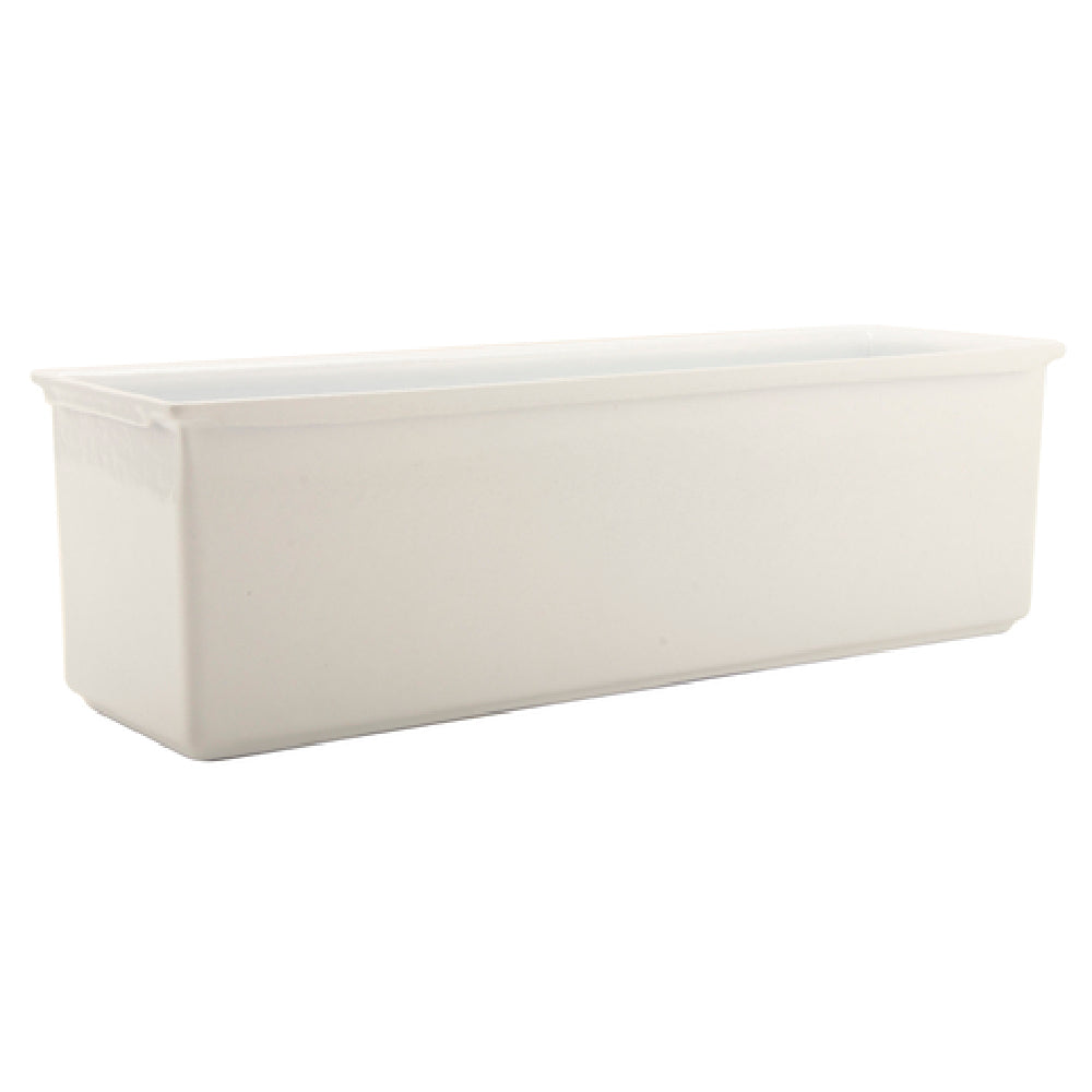 CIH1-2LDD-WW 10 qt. 1-2 Size Long Size Fit Perfect Stackable Food Pan - Classic White - 20.13 x 6.13 in. - 5.75 in. Deep