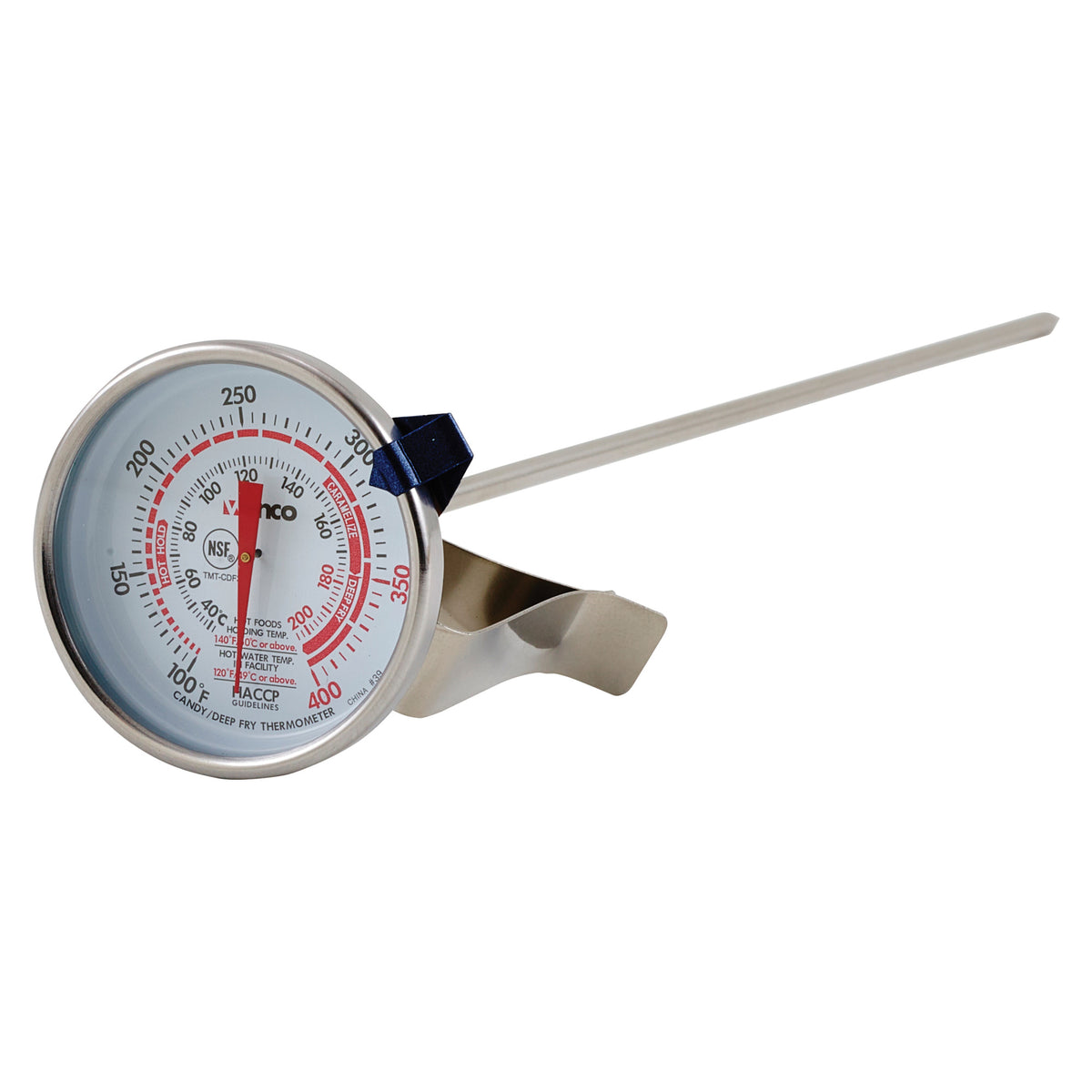 Picture of Winco TMT-CDF3 Candy & Deep Fryer Thermometer - 2 in., 12 in.