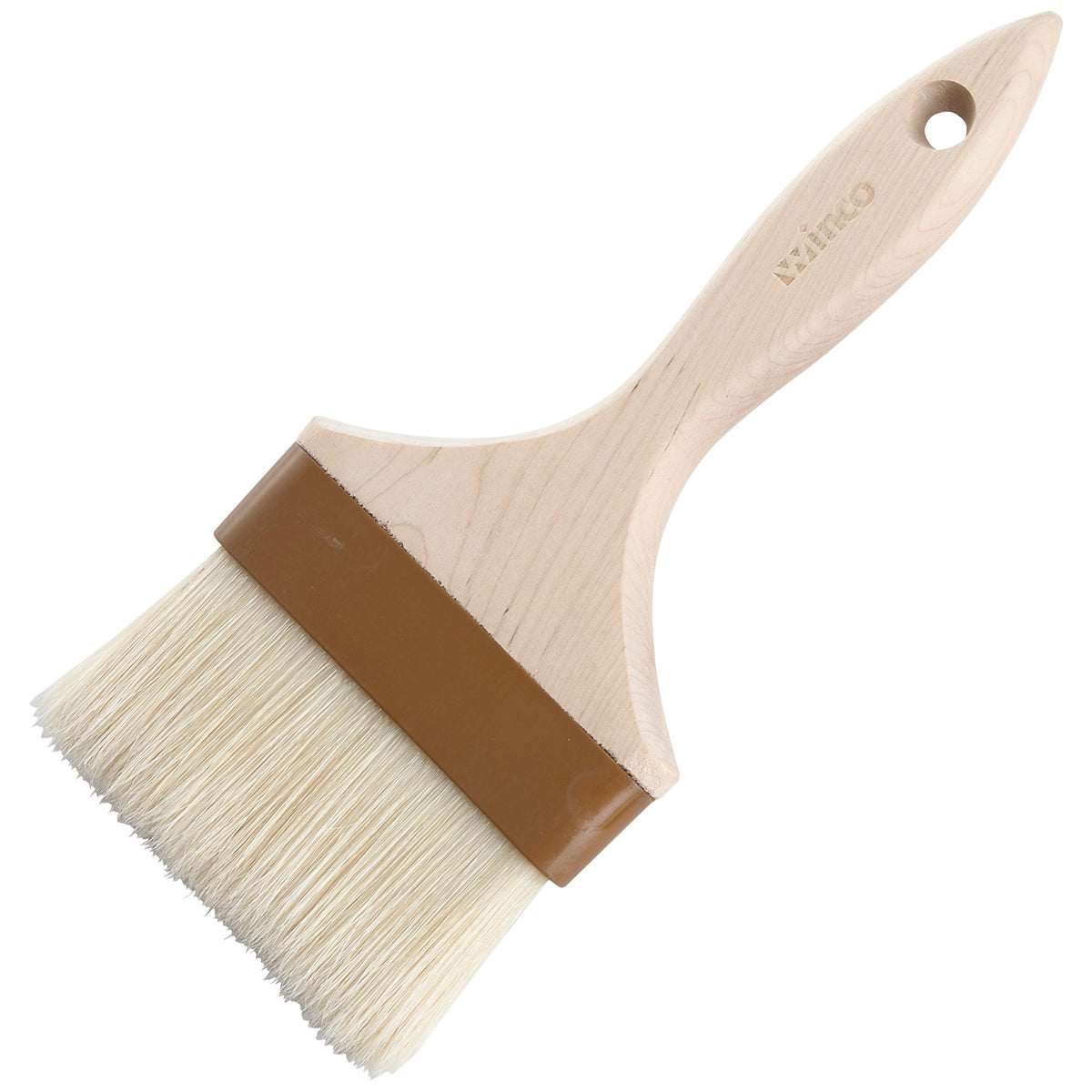 Picture of Winco WFB-40 Pastry & Basting Brush with Plastic Ferrule - 4 in. Flat