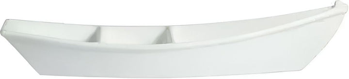 BT320-MOD-WW 3.6 qt. Serving Boat with Divisions - White - Mod Smooth Finish - 28 x 9 in. - 5.5 in. Deep
