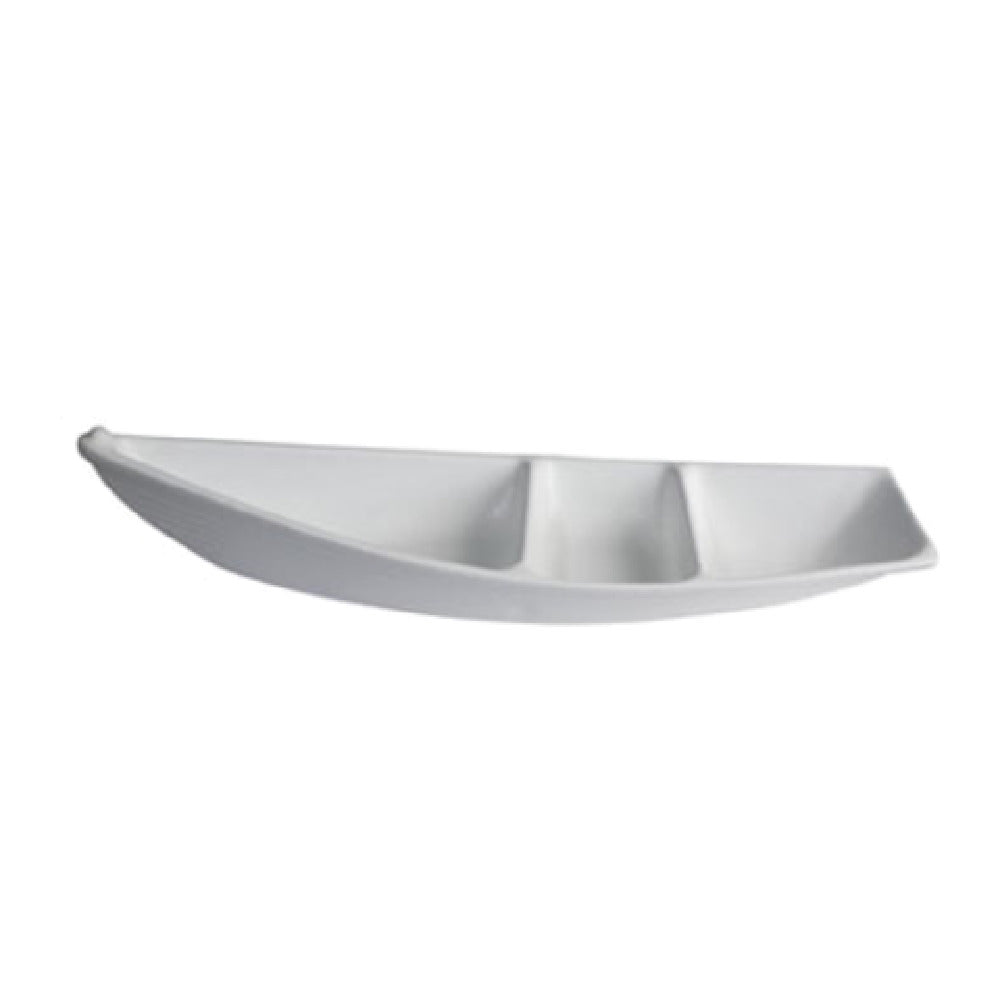 BT320PC 3.6 qt. Serving Boat with Divisions - Pacific Blue - 28 x 9 in. - 5.5 in. Deep
