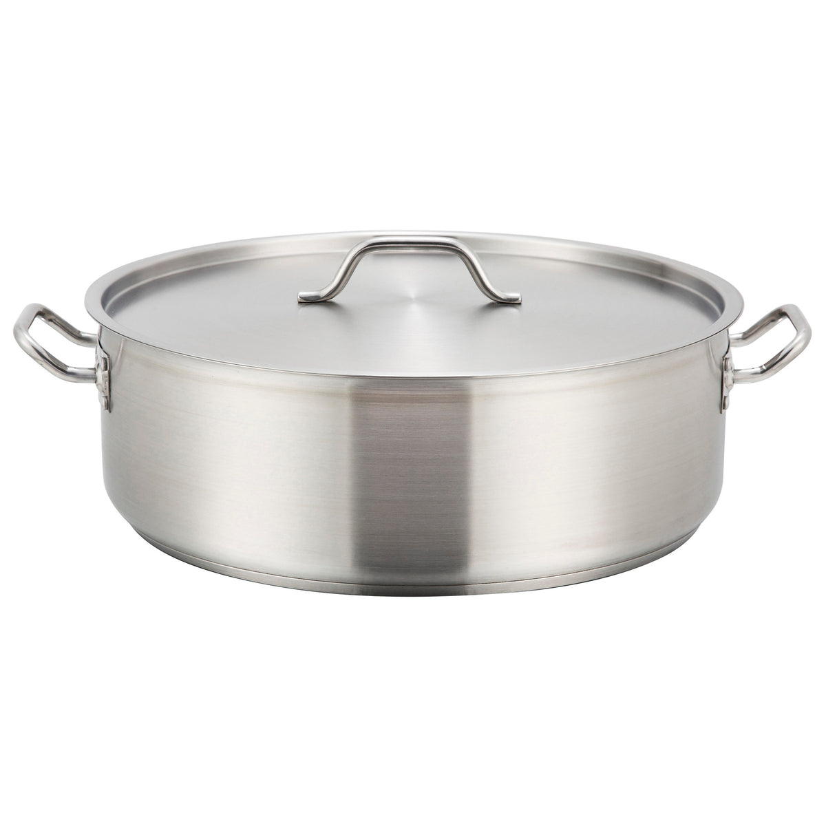 Picture of Winco SSLB-30 Stainless Steel Brazier - 30 qt.