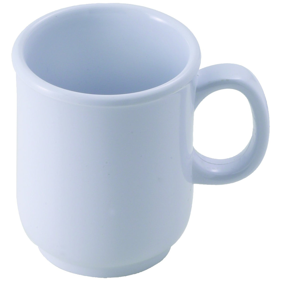 Picture of Winco MMU-8W Melamine 8 oz Boulbous Mugs - White