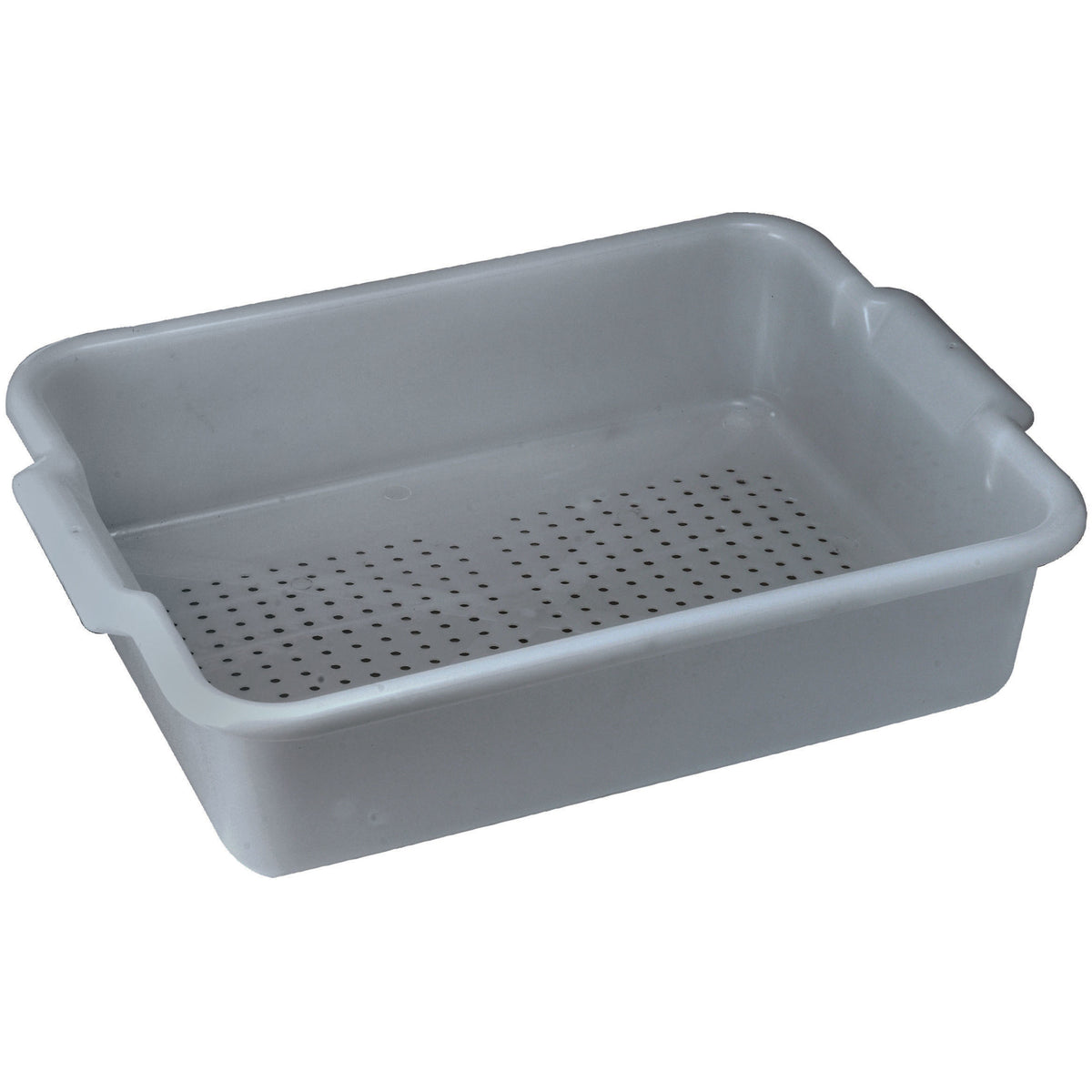Picture of Winco PLP-5G Heavyweight Polypropylene Bus Box, Perforated - Gray