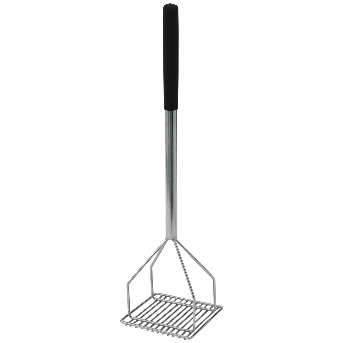Picture of Winco PTMP-24S Potato Masher with Plastic Handle - 5.25 in. Square