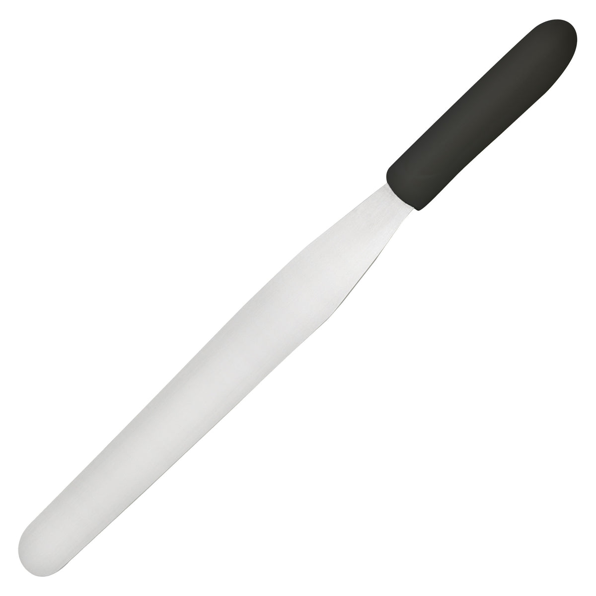 Picture of Winco TKPS-9 Bakery Spatula, Black Polypropylene Handle - 10 x 1.38 in.