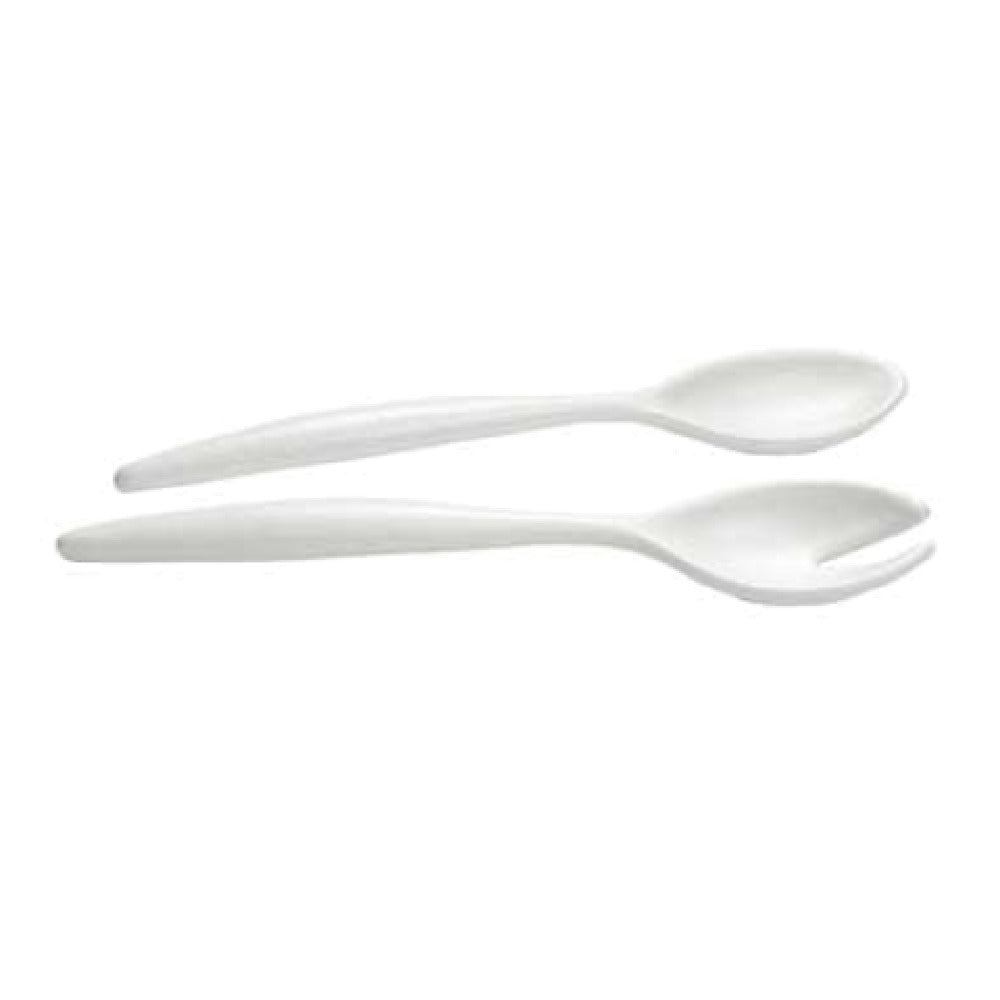 SS25WW 1.69 oz Miami Salad Server - White - 14.17 x 2.76 in. - Extra Large