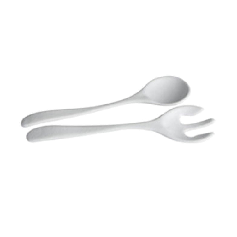SS34GB 1.25 oz Nancy Salad Fork & Spoon Server Set - Granite Black - 7.2 in.