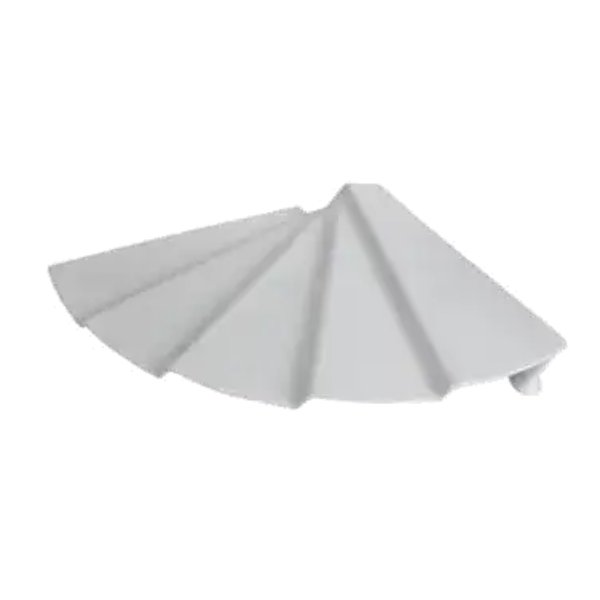 ST013WW 26 x 16.3 in. Left Step Display - White - 2.9 in. Deep