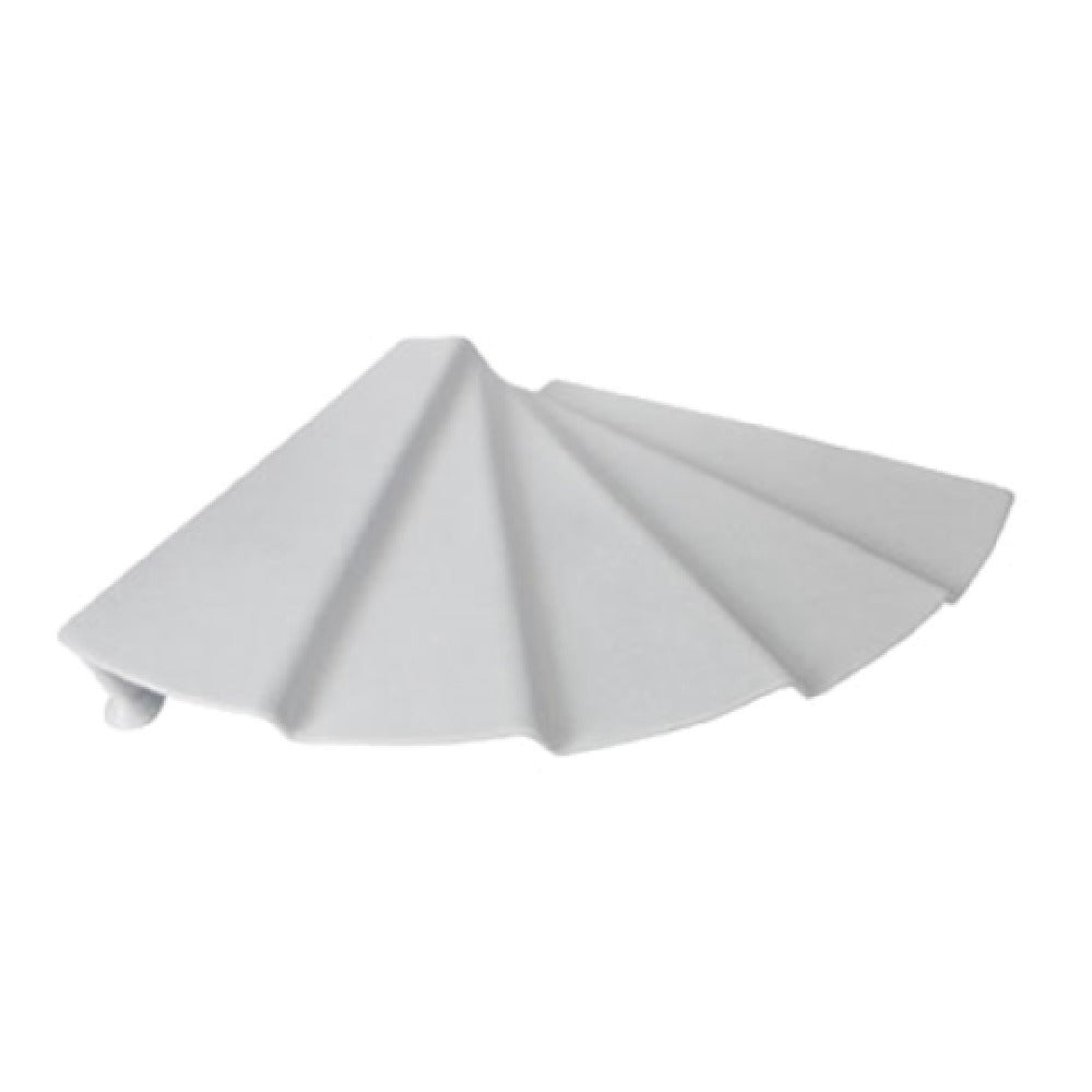 ST014MW 26 x 16.3 in. Right Step Display - Marble White - 2.9 in. Deep
