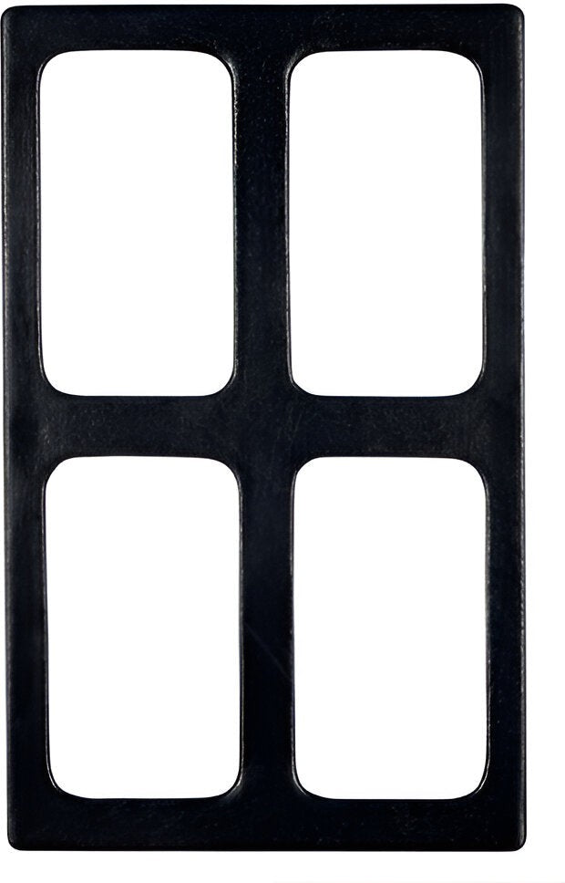 T0A20 20.82 x 12.75 in. Resin Coated Aluminum Single Tile with 4 Rectangular Openings to Fits for BUD23 & TPUD43 - Classic Finish
