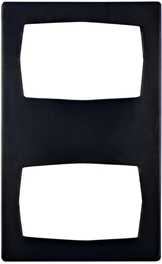 T0A21 20.82 x 12.75 in. Resin Coated Aluminum Single Tile with 2 Rectangular Openings to Fits for TPUD02 - Classic Finish