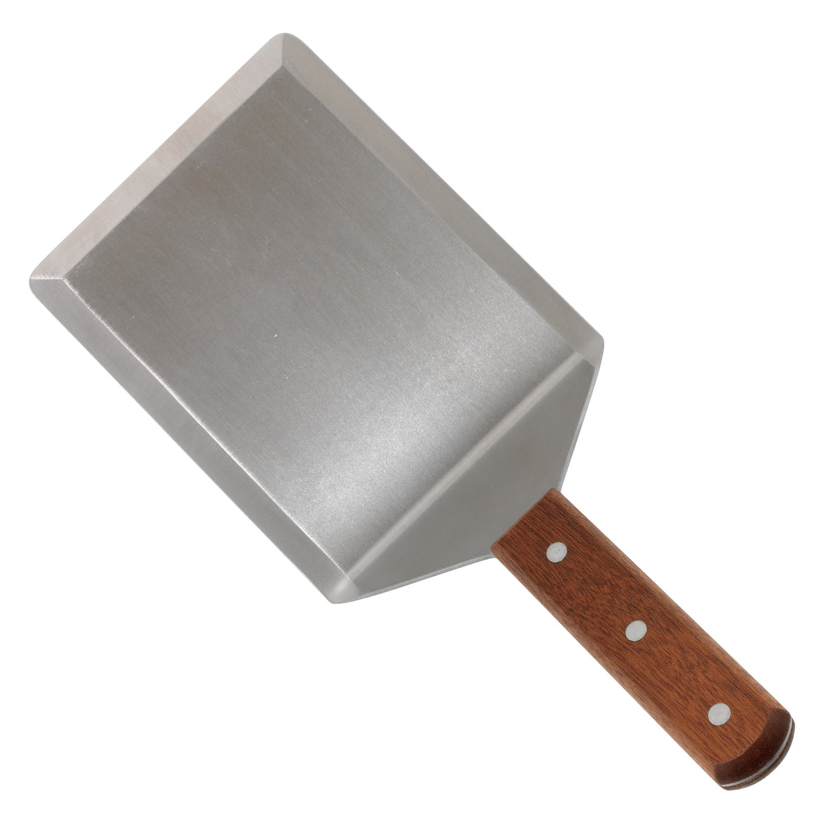 Picture of Winco TN56 Extra Heavy Turner with Cutting Edge, Wooden Handle, 5 x 6 in. Blade