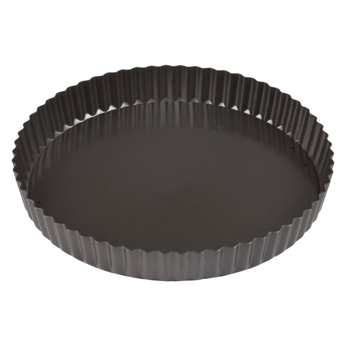 Picture of Winco FQP-10 Quiche Pan, Non-Stick, Aluminized Carbon Steel - 10 in. Dia.