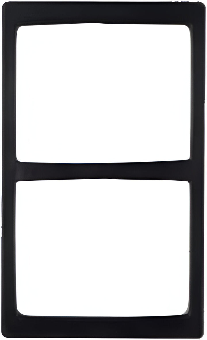 T0A24 20.82 x 12.75 in. Resin Coated Aluminum Single Tile with 2 Rectangular Openings to Fits for TPUD25 & TPUD35 - Classic Finish