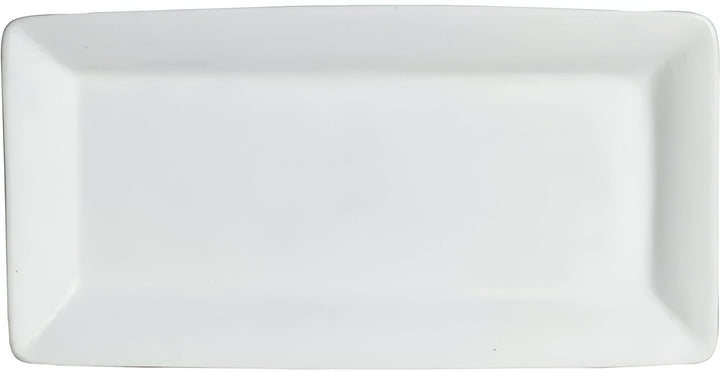 PU044-MOD-WW 3.3 qt. Rectangle Platter - White - Mod Smooth Finish - 21 x 13 in. - 2 in. Deep