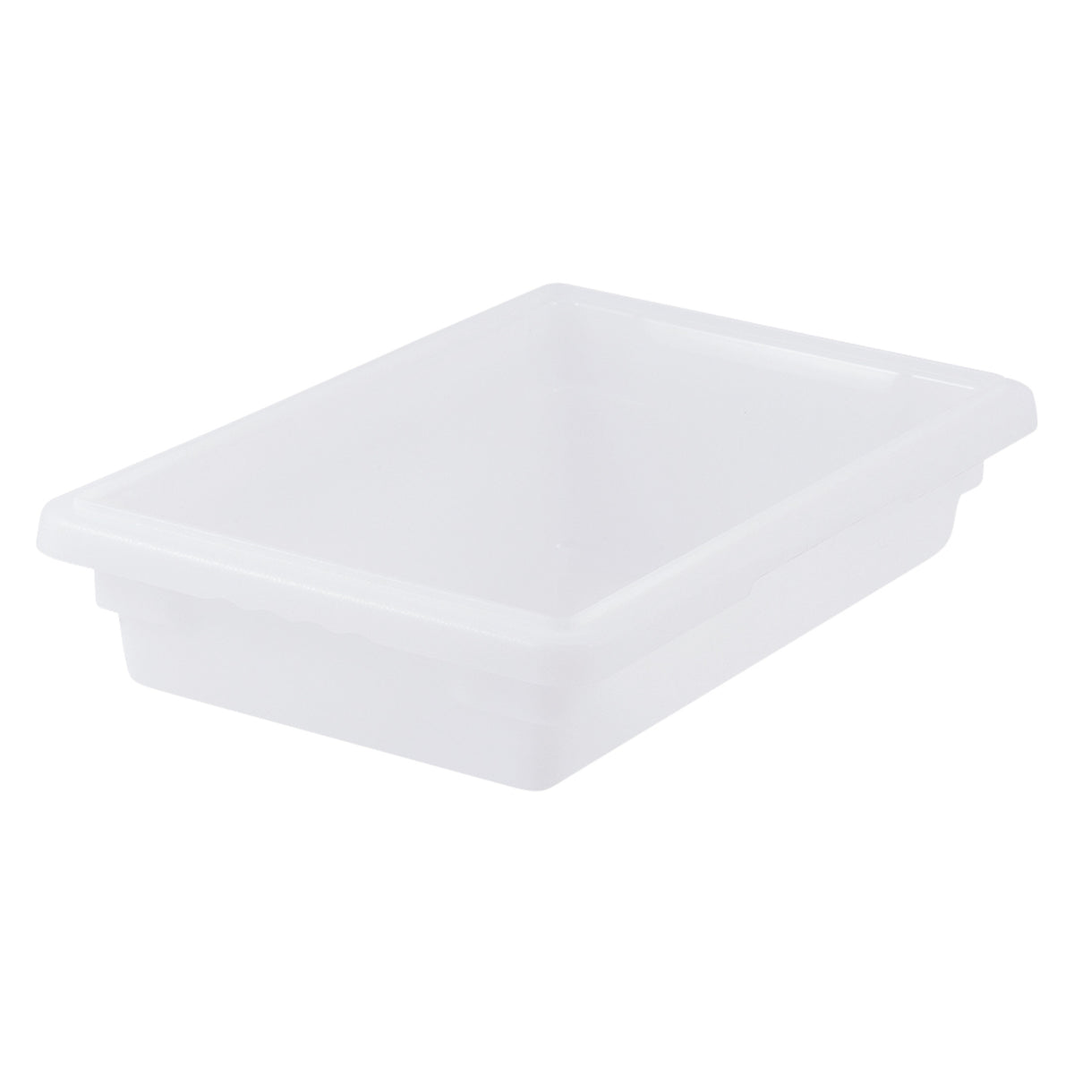 Picture of Winco PFHW-3 Food Storage Box, White Polypropylene - Half, 12 x 18 x 3 in.