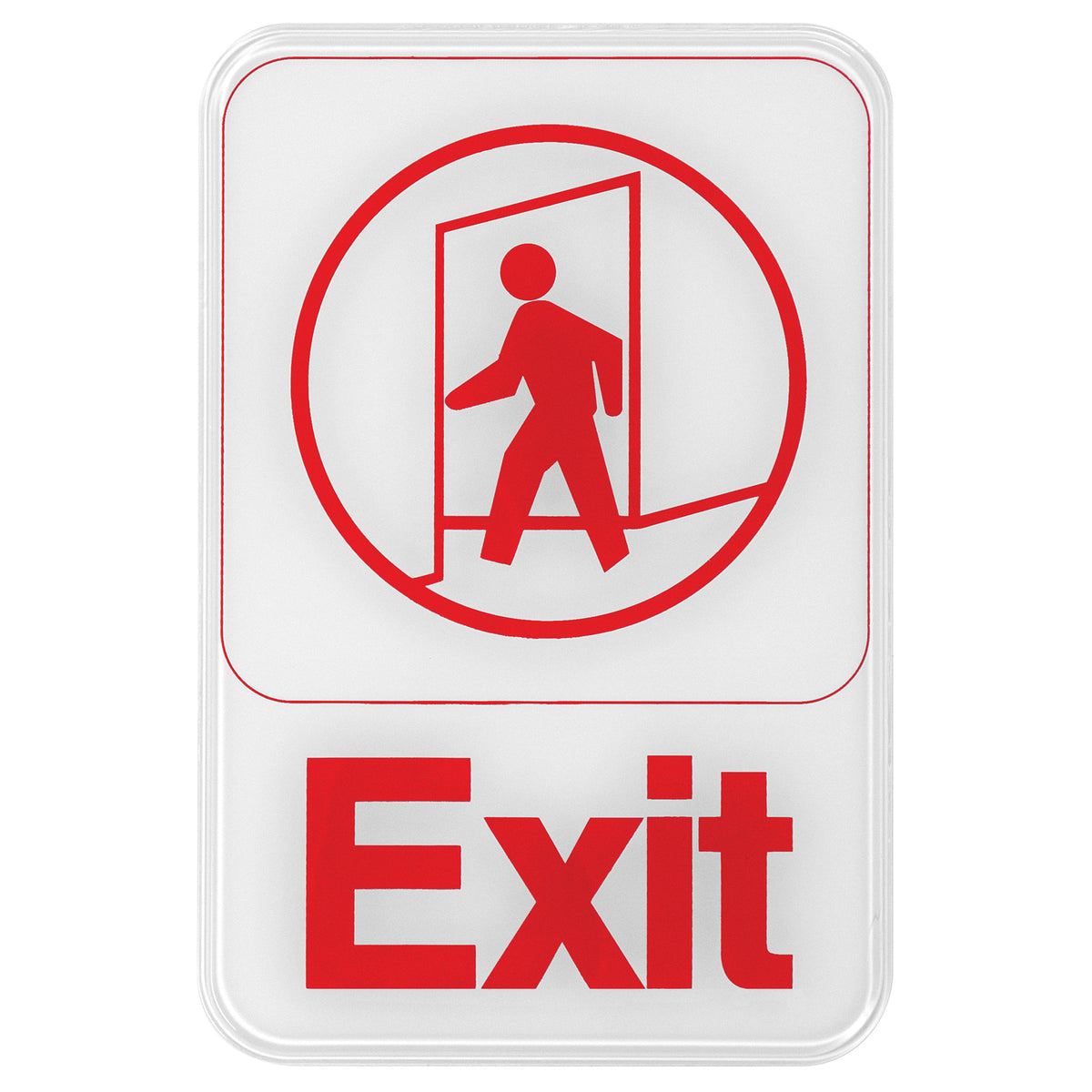SGN-681W Information Sign, 6 x 9 in. - Exit