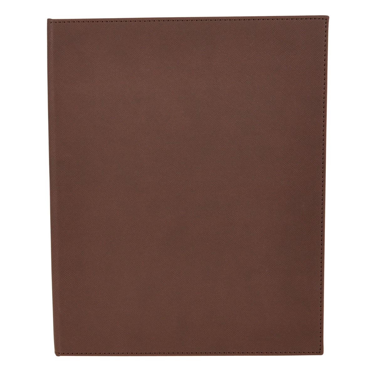 Picture of Winco LMF-814BN Four-View Menu Cover - Brown, 8.5 x 14 in.
