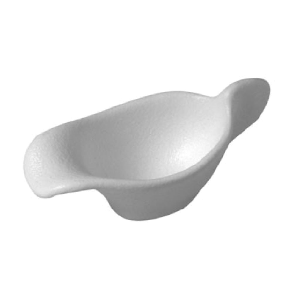 GB001WW 5 oz Custom Gravy Serving Boat - White - 6.25 x 2.75 in. - 2.75 in. Deep