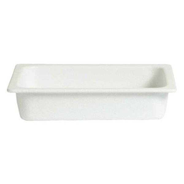 IH1-2D-MOD-BB 6.3 qt. Rectangle Half Size Deep Food Pan 1 - Black - Mod Smooth Finish - 10.43 x 12.8 & 2 x 4 in. - 3.94 in. Deep
