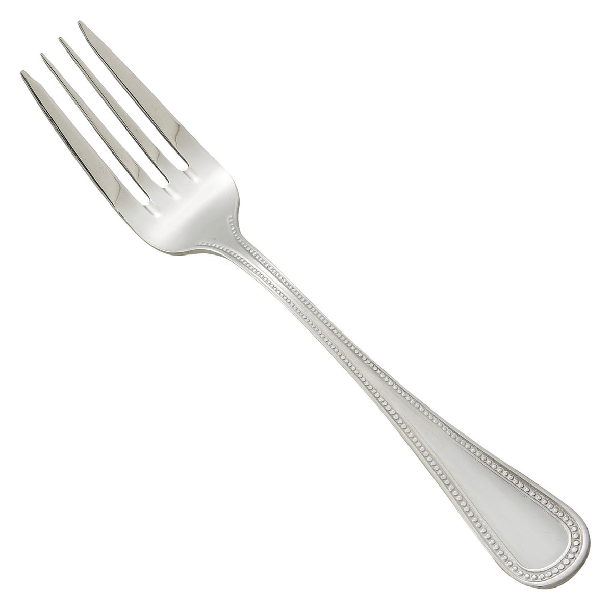 Winco 0036-06 7 Salad Fork with 18/8 Stainless Steel Grade, Deluxe Pearl Pattern, Extra Heavy, 1 Dozen