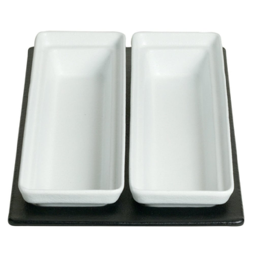 T0A25-MOD- 20.82 x 12.75 in. Resin Coated Aluminum Single Tile with 2 Rectangular Openings to Fit for BUD25 & TPUD45 - Mod Finish