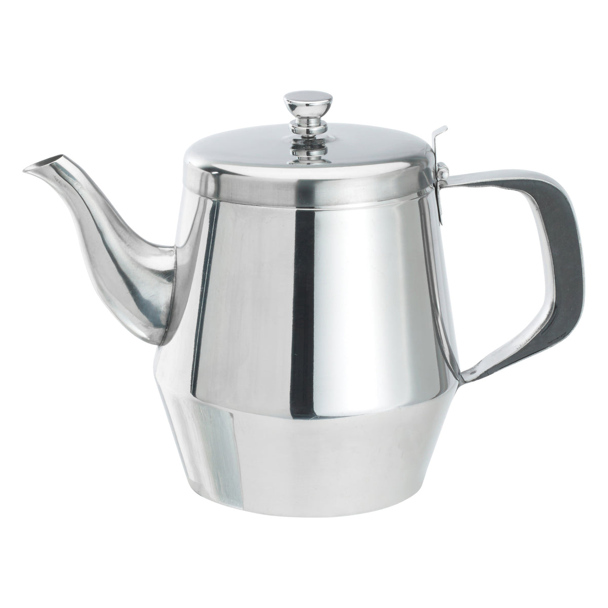 Picture of Winco JB2932 Gooseneck Teapot, Stainless Steel - 32 oz