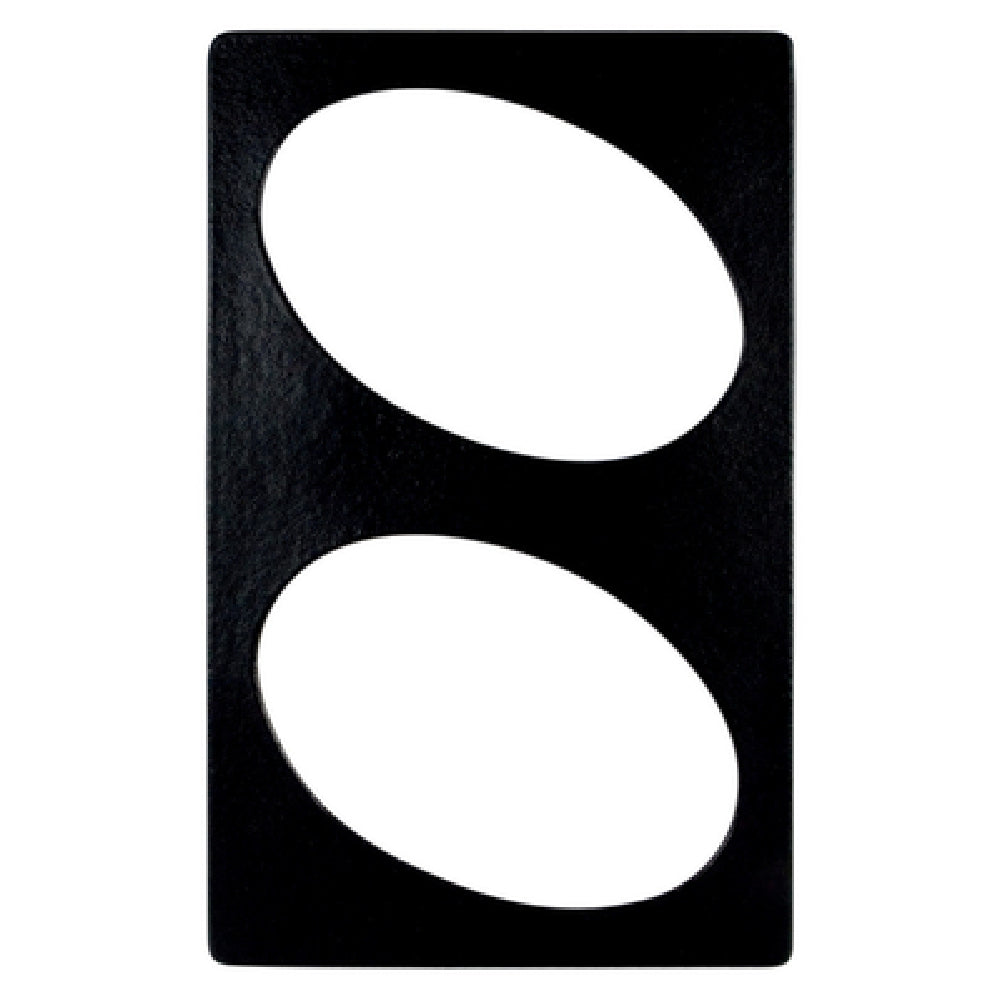 T0A6-MOD- 20.82 x 12.75 in. Resin Coated Aluminum Single Tile with Two Oval Openings to Fit for CO004 - Mod Finish