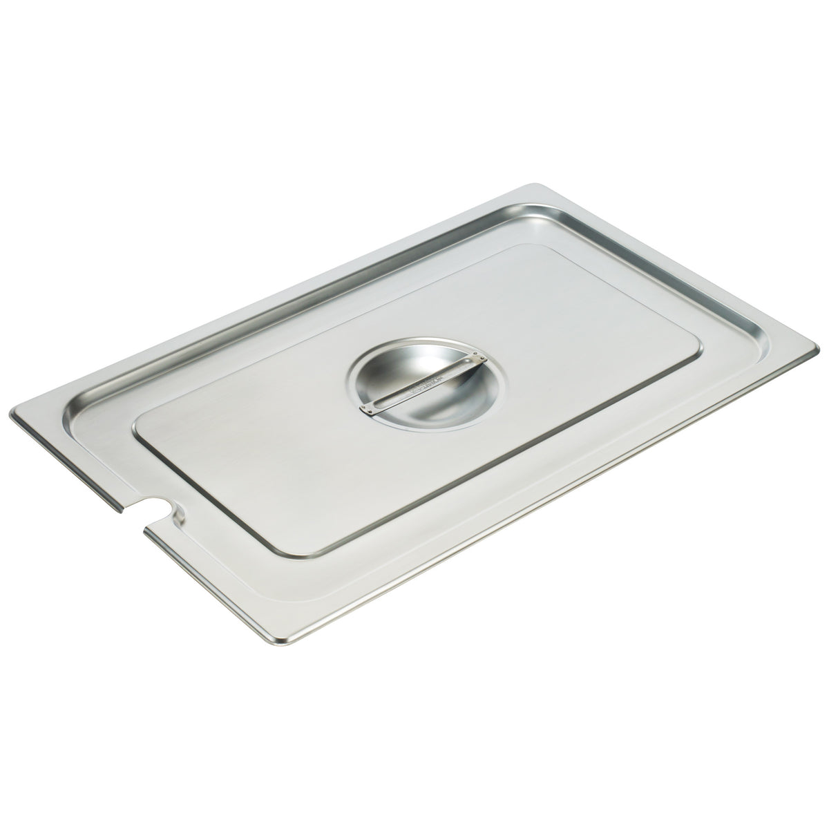 Picture of Winco SPCF 18-8 Stainless Steel Steam Pan Cover, Slotted - Full Size