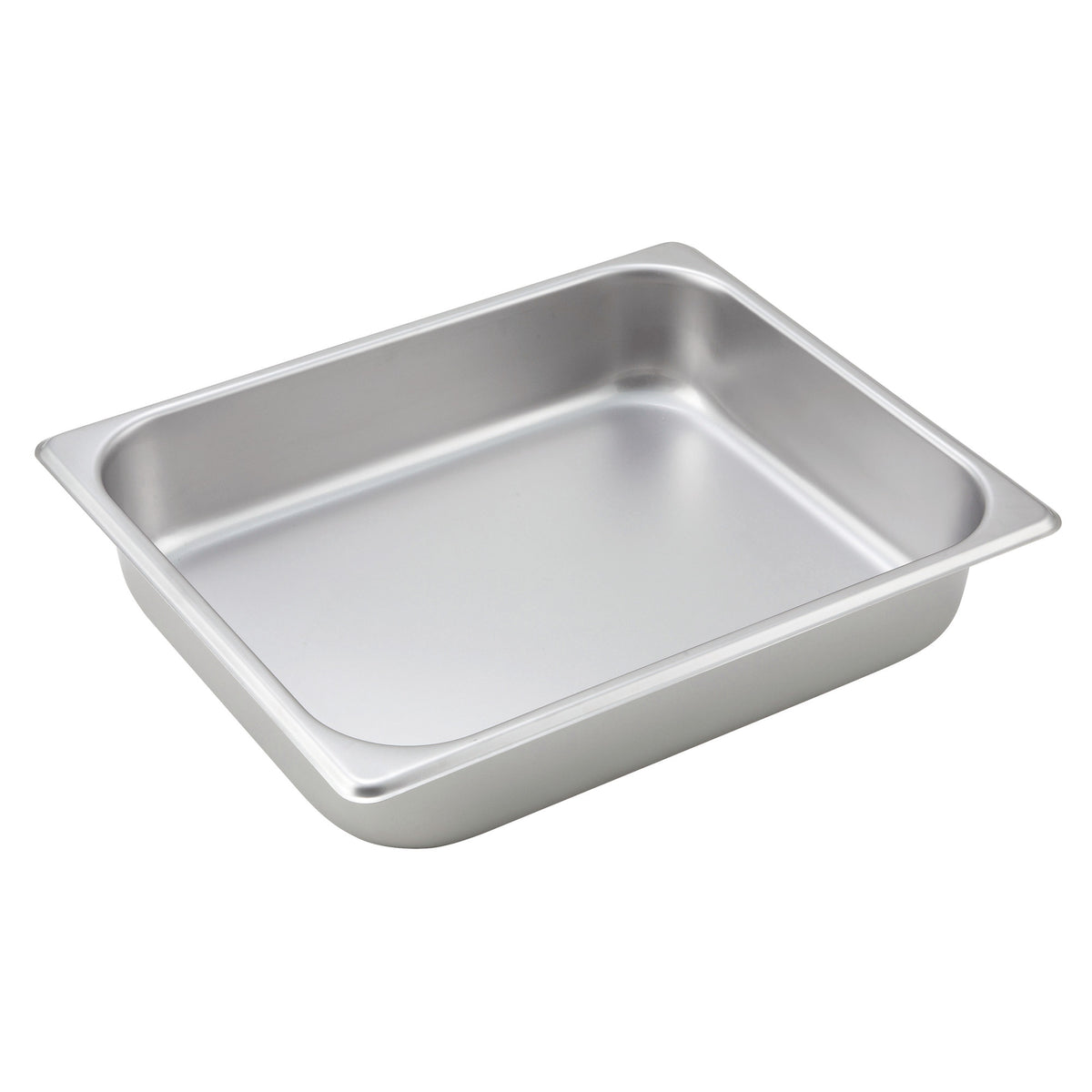 Picture of Winco SPH2 Straight-Sided Steam Pan, 25 Gauge - Stainless Steel - 2.5 in. - Half Size
