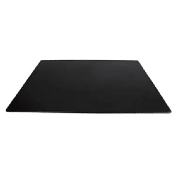 T0B16BB 21.69 x 26.5 in. Resin Coated Aluminum Solid Double Tile - Black
