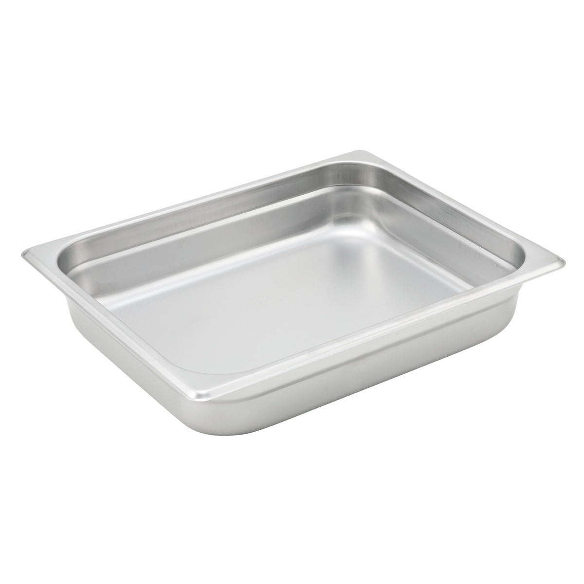 Picture of Winco SPJH-202 Anti-Jam Steam Pan, 22 Gauge Stainless Steel, 2.5 in. - Half Size