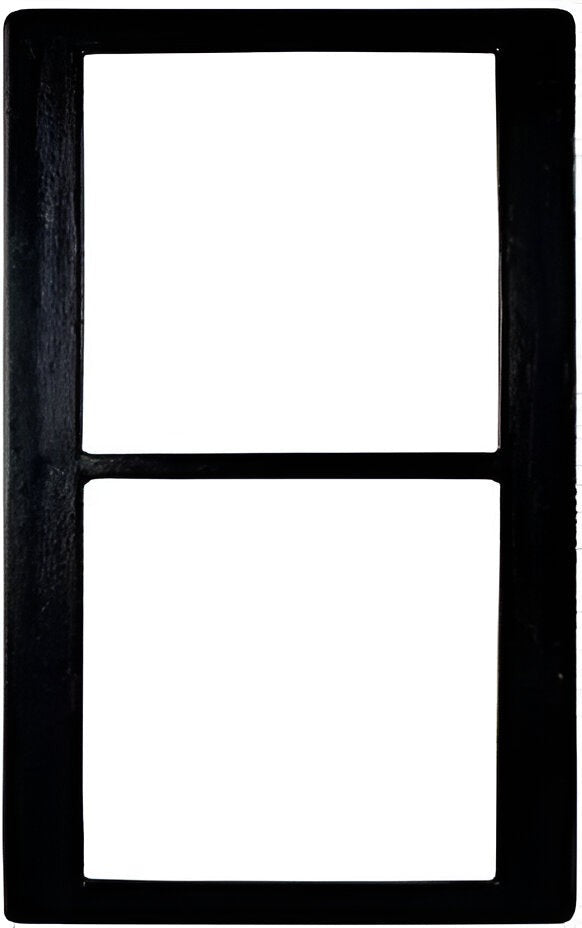 T0B2 21.69 x 13.25 in. Resin Coated Aluminum Single Tile with Two Square Openings to Fits for IS015 & IS025 & IS035 - Classic Finish