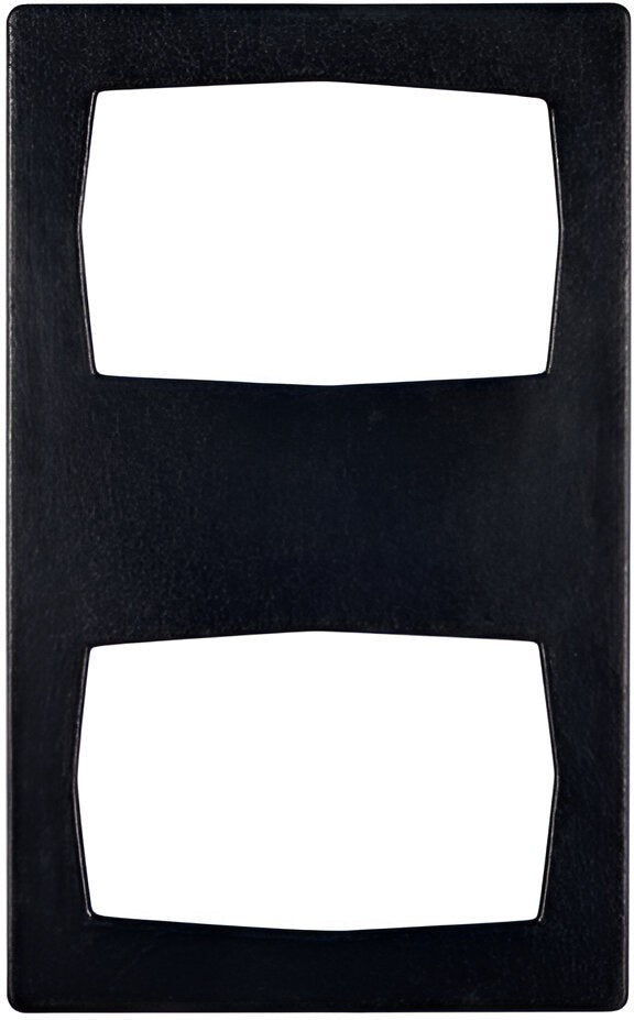 T0B21 21.69 x 13.25 in. Resin Coated Aluminum Single Tile with 2 Rectangular Openings to Fits for TPUD02 - Classic Finish