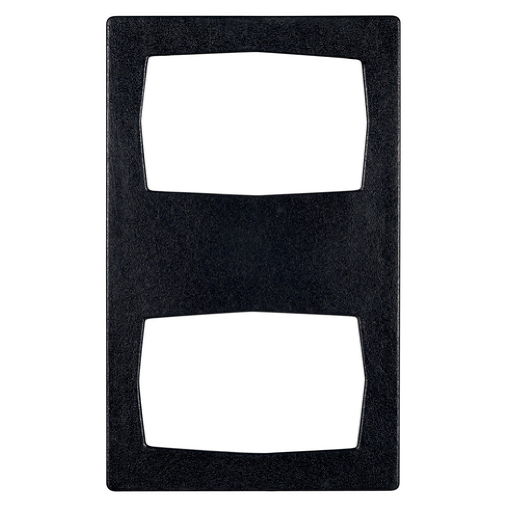 T0B21-MOD- 21.69 x 13.25 in. Resin Coated Aluminum Single Tile with 2 Rectangular Openings to Fit for TPUD02 - Mod Finish