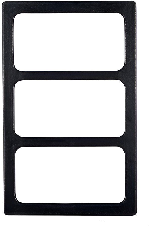T0B22 21.69 x 13.25 in. Resin Coated Aluminum Single Tile with 3 Rectangular Openings to Fits for BUD24 & TPUD44 - Classic Finish