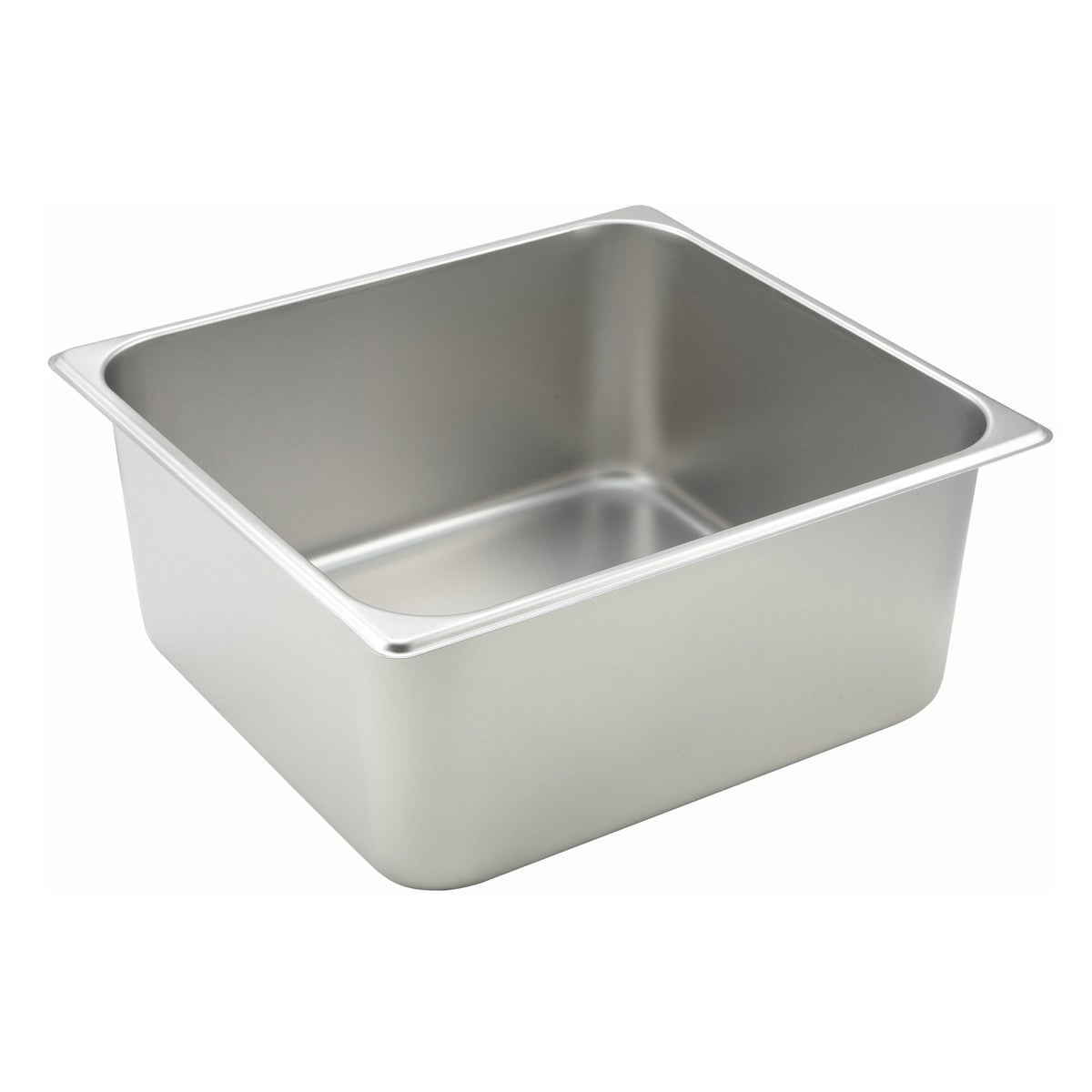 Picture of Winco SPTT6 Straight-Sided Steam Pan, 25 Gauge - Stainless Steel - 6 in.