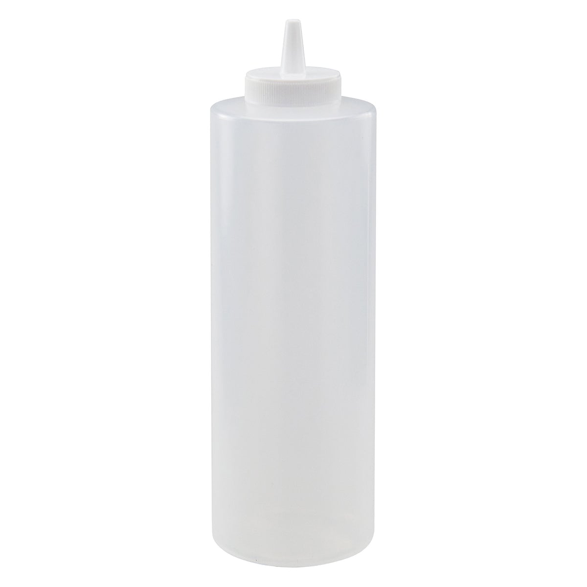 Picture of Winco PSB-24C Regular Squeeze Bottles - 24 oz, Clear - 6 Piece