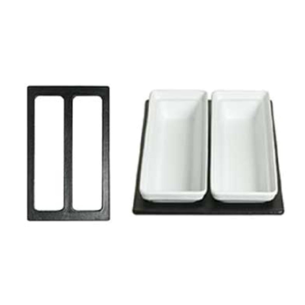 T0B25T 21.69 x 13.25 in. Resin Coated Aluminum Single Tile with 2 Rectangular Openings to Fits for BUD25 & TPUD45 - Terracotta