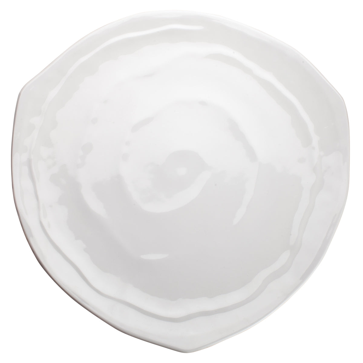 Picture of Winco WDM007-204 15.25 in. Melamine Triangular Plate, White, 12 Piece