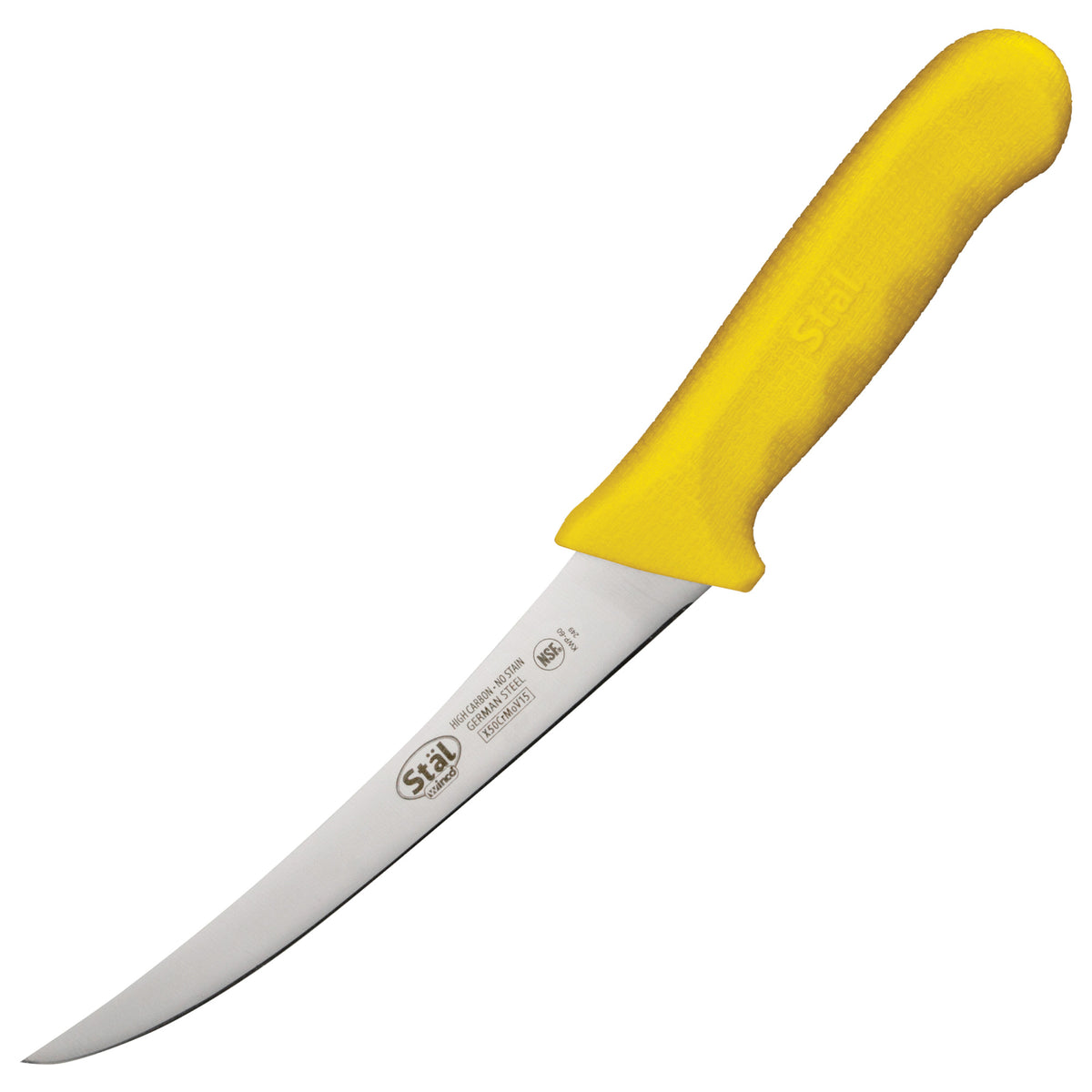 Picture of Winco KWP-60Y Stal 6 in. Boning Knife, Flexible - Yellow