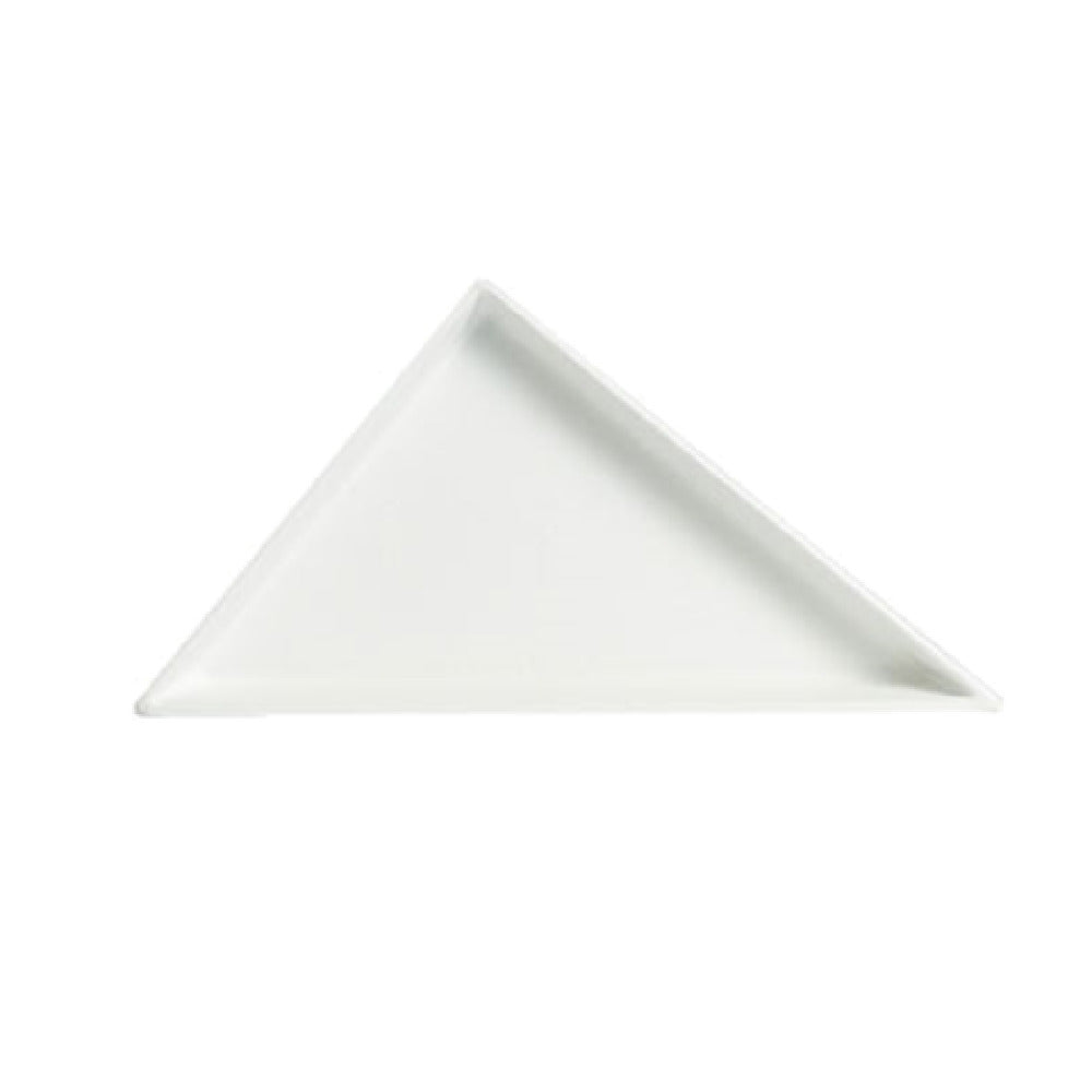 COMP11 27.05 oz Triangle Platter with Straight Edges - Classic Finish - 16.14 x 8.07 in. - 1.57 in. Deep