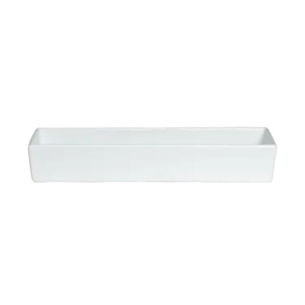 COMP14 3.2 qt. Rectangular Straight Sided Salad Bowl - 18 x 5 in. - 3 in. Deep