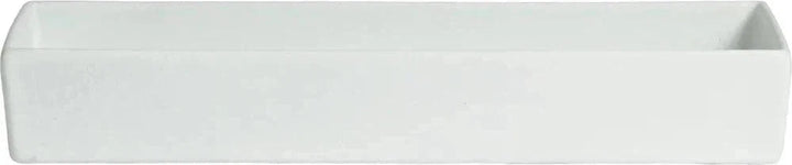 COMP16-MOD-BB 12.4 qt. Rectangular Straight Sided Salad Bar Bowl - Black - Mod Smooth Finish - 19.25 x 11.5 in. - 4 in. Deep