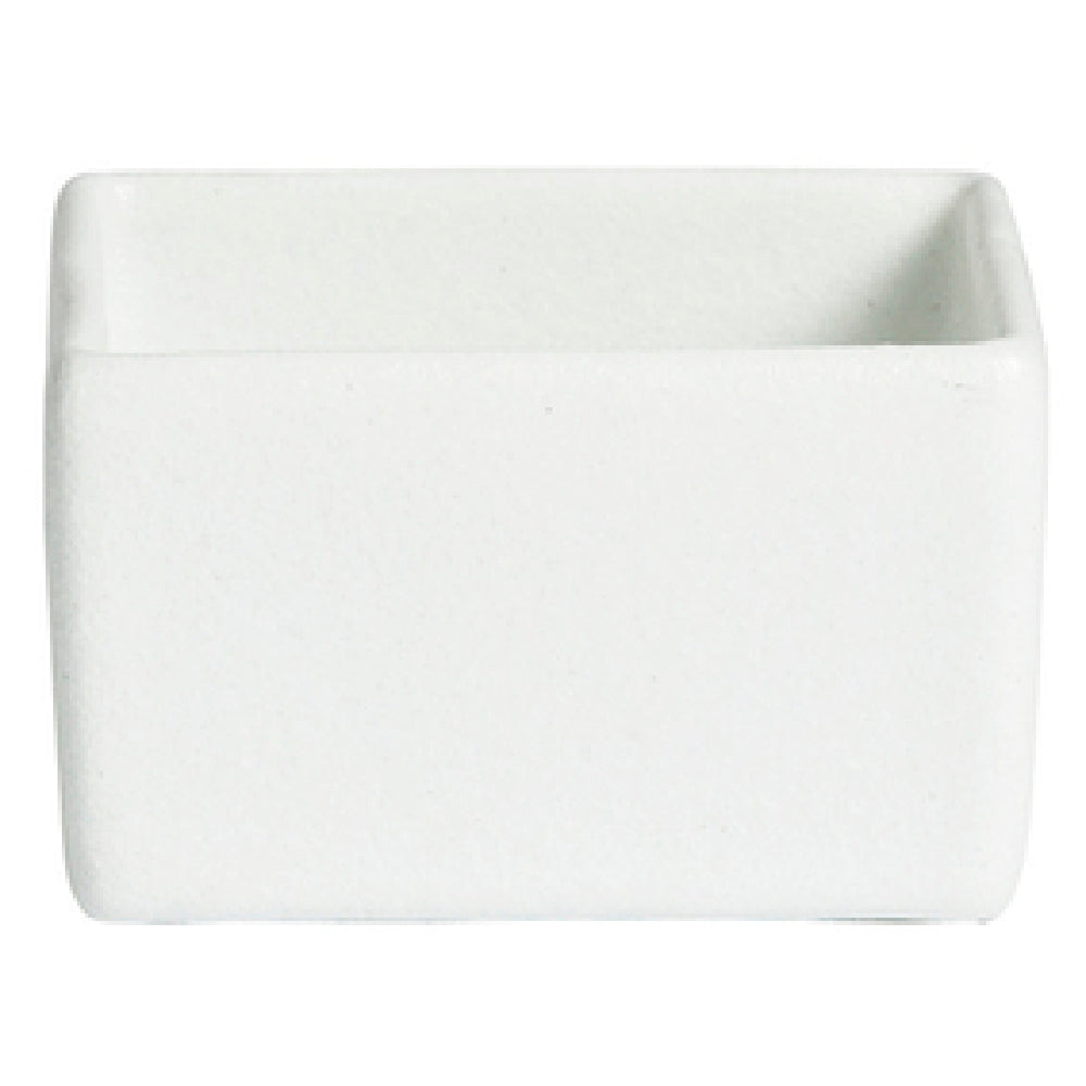 COMP19-MOD- 0.3 to 0.9 qt. Square Straight Sided Salad Bowl - Mod Finish - 4.75 x 4.75 in. - 3 in. Deep