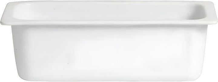 IH1FD-MOD-WW 13.7 qt. Full Size Deep Food Pan 1 - White - Mod Smooth Finish - 20.87 x 12.8 & 1 x 4 in. - 3.94 in. Deep