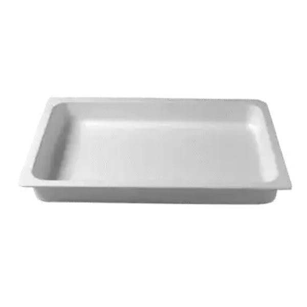 IH1FDWG 13.7 qt. Rectangular Full Size Deep Food Pan 1 - Willow Green - 20.87 x 12.8 in. & 1 x 4 in. - 3.94 in. Deep