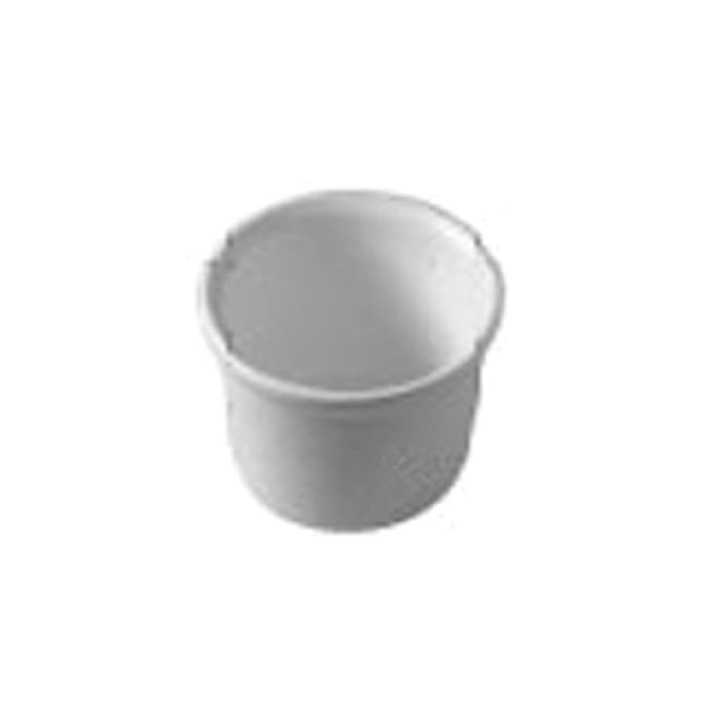 IR012LT 28.7 oz Round Dressing Insert - Latte - 5.4 in. - 4.9 in. Deep
